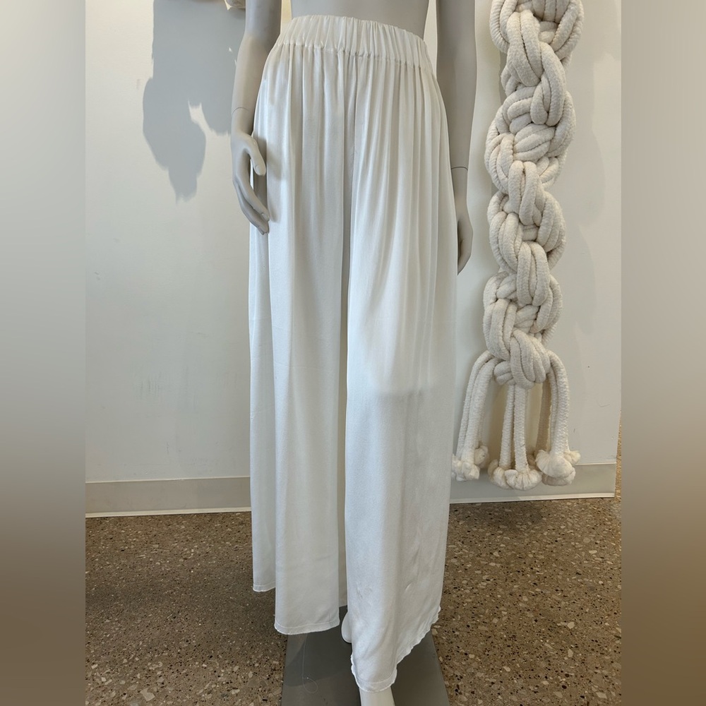 100% Silk Wide Leg Pants